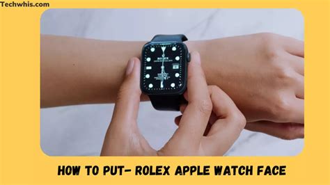 how to put a rolex face on apple watch